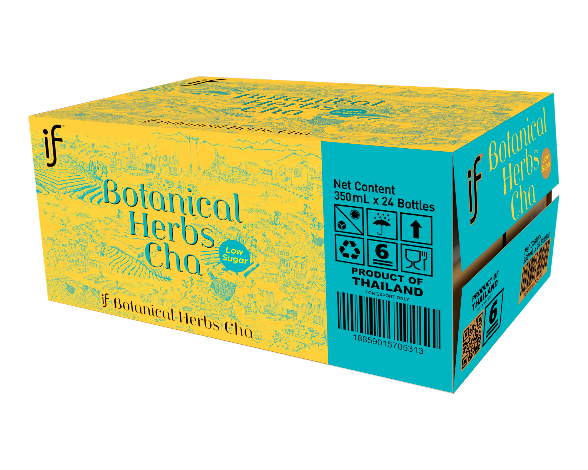 IF Botanical Herbs Cha 350ml. IF Botanical Herbs Cha 350ml.