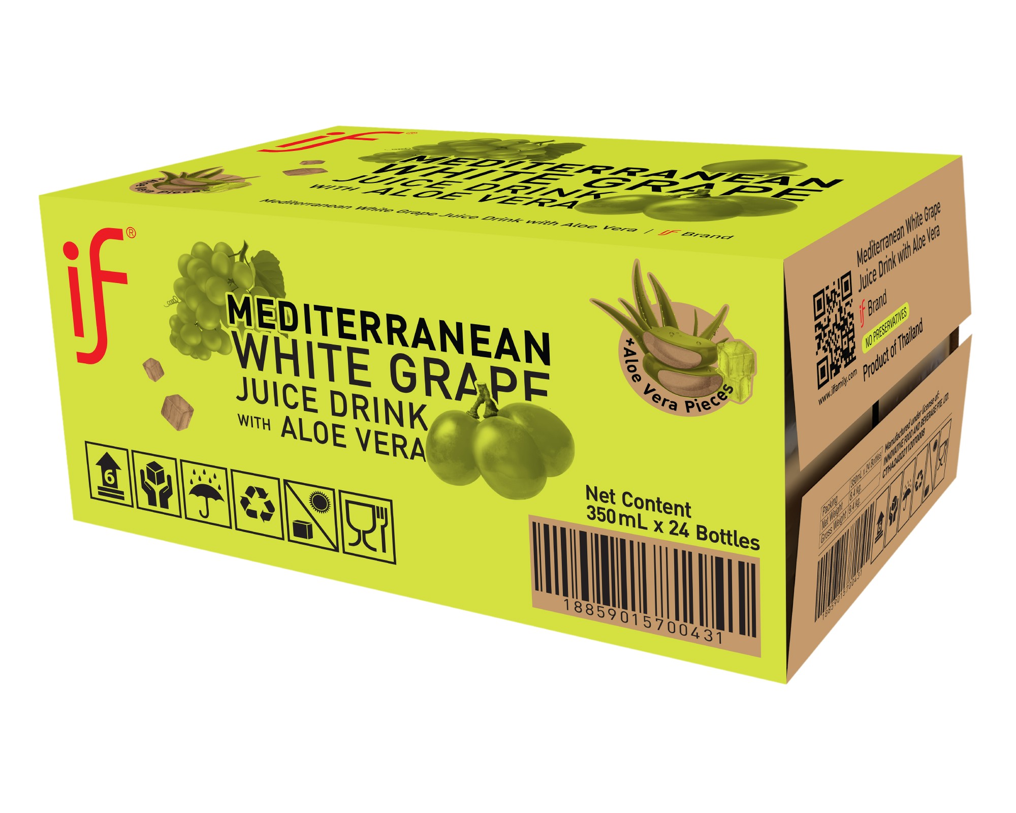 IF Local Sensation White Grape Juice Drink with Aloe Vera Cube IF Local Sensation White Grape Juice Drink with Aloe Vera Cube