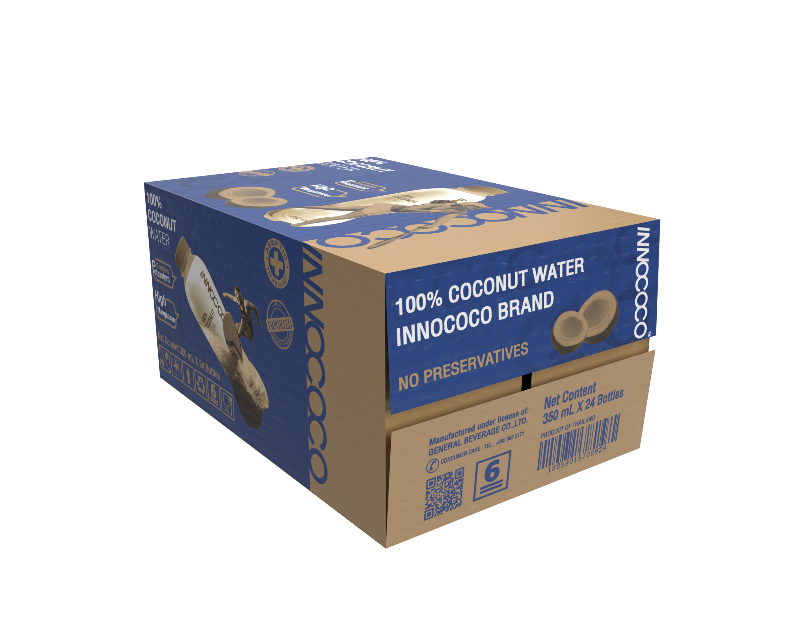 Innococo 100% Premium Coconut Water 350 ml. Innococo 100% Premium Coconut Water 350 ml.