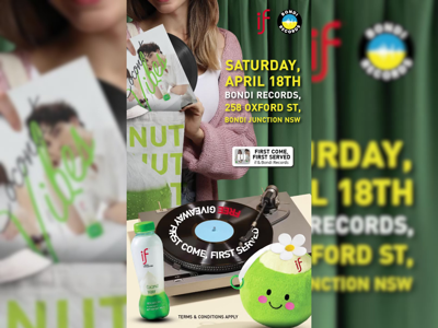 IF Coconut Water Engages Music-Led Communities in Australia with Bondi Records