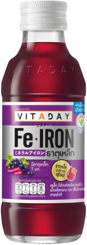 Vit A Day Drinks Fe Iron Kyoho Grape Flavor