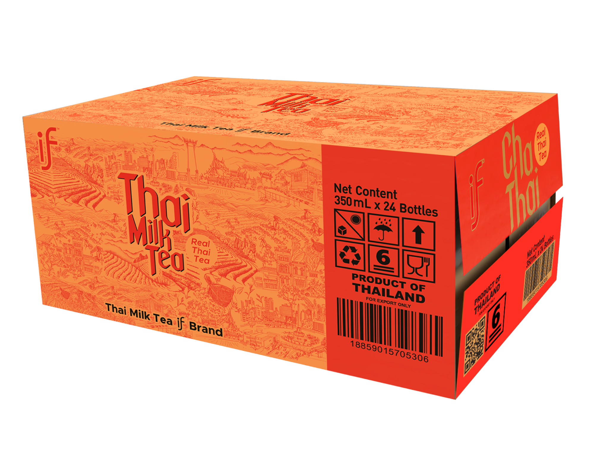 IF Thai Milk Tea 350ml.