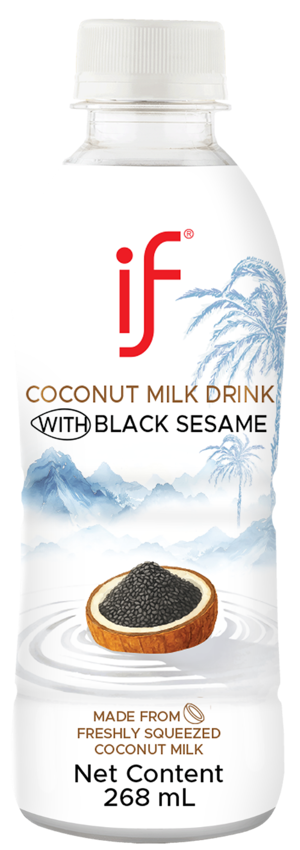 Coconut Milk drink with Black sesame - IF