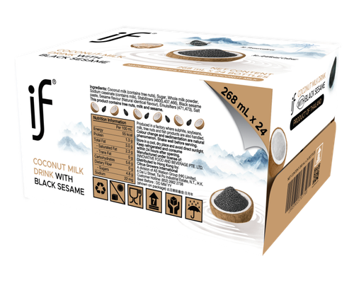 Coconut Milk drink with Black sesame - IF
